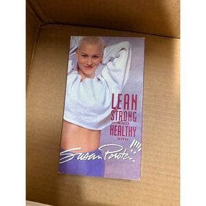 Susan Powter Lean Strong and Healthy VHS Workout Video Vintage 90s Fitness Tape